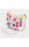 Lucky Charm Women's White Polyurethane Sling Bag Lucky Charm Women's White Polyurethane Sling Bag