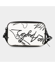 Lucky Charm                         Women's Black Acrylic Sling Bag