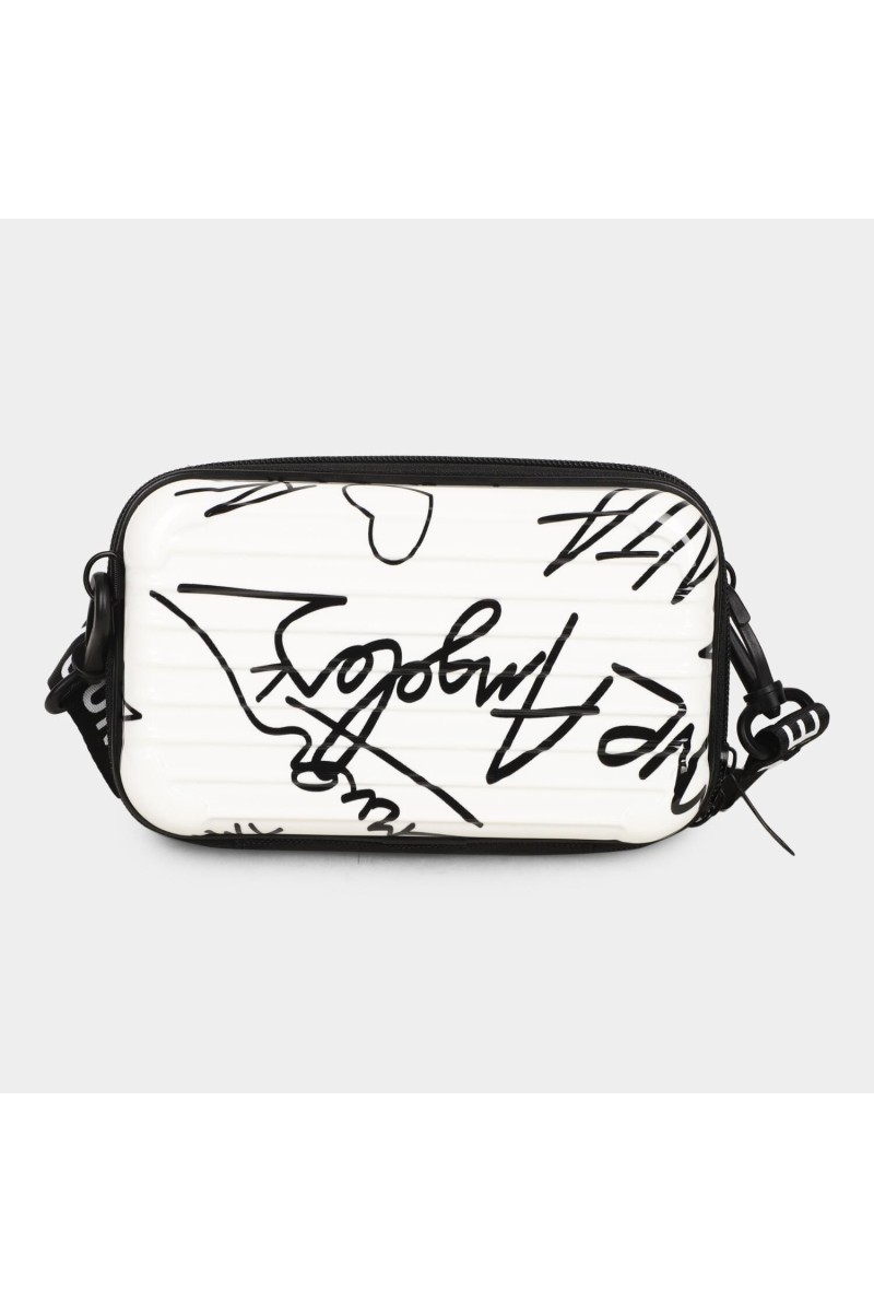 Lucky Charm                         Women's Black Acrylic Sling Bag