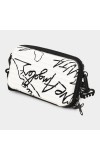 Lucky Charm                         Women's Black Acrylic Sling Bag