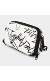 Lucky Charm                         Women's Black Acrylic Sling Bag