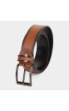 Black Tie                         Men's Tan Polyurethane Casual Belt