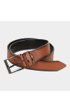 Black Tie                         Men's Tan Polyurethane Casual Belt