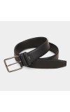 Black Tie                         Men's Black Polyurethane Formal Belt