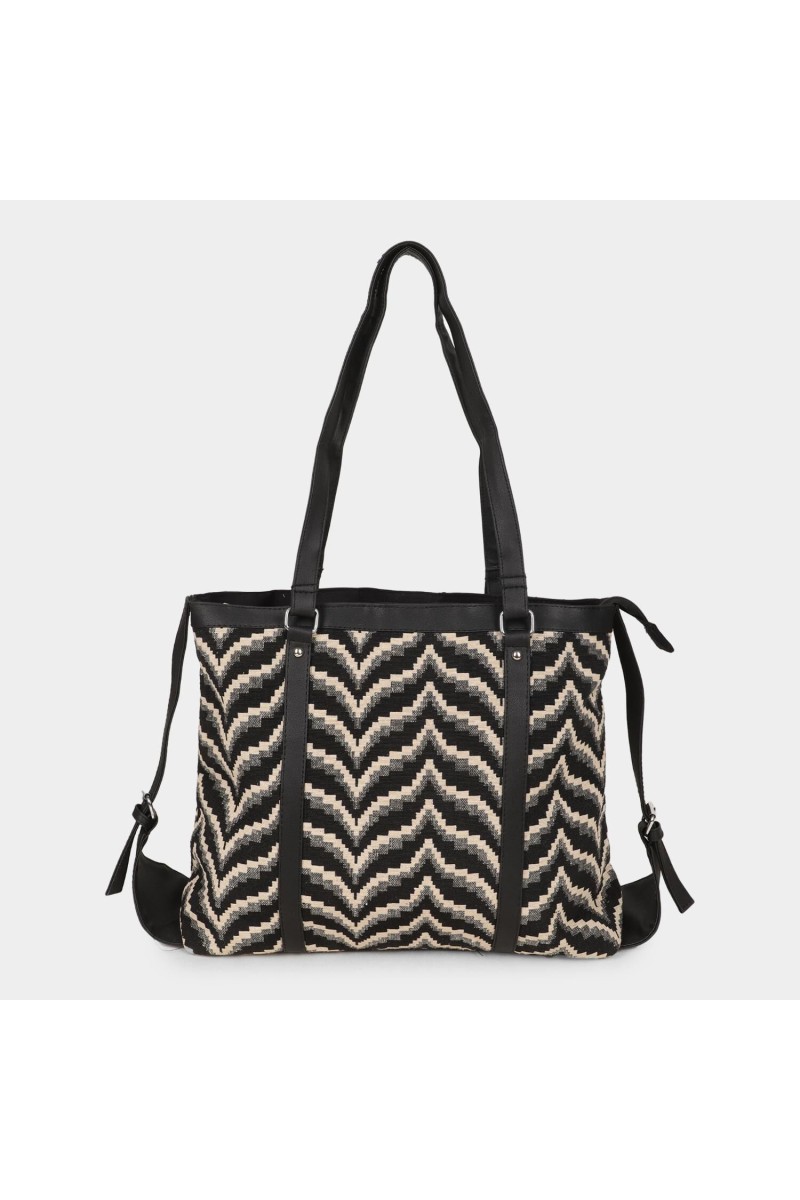 Lucky Charm                         Women's Black Fabric Tote Bag