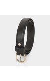 Lucky Charm                         Women's Black Polyurethane Belt