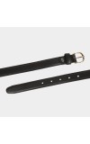 Lucky Charm                         Women's Black Polyurethane Belt