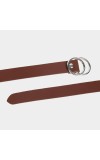 Lucky Charm                         Women's Tan Polyurethane Belt