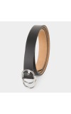 Lucky Charm                         Women's Black Polyurethane Belt