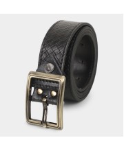 Black Tie                         Men's Black Casual Belt