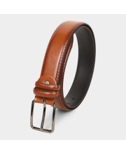 Black Tie                         Men's Tan Polyurethane Casual Belt