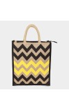 Brink                         Women's Black Jute Tote Bag