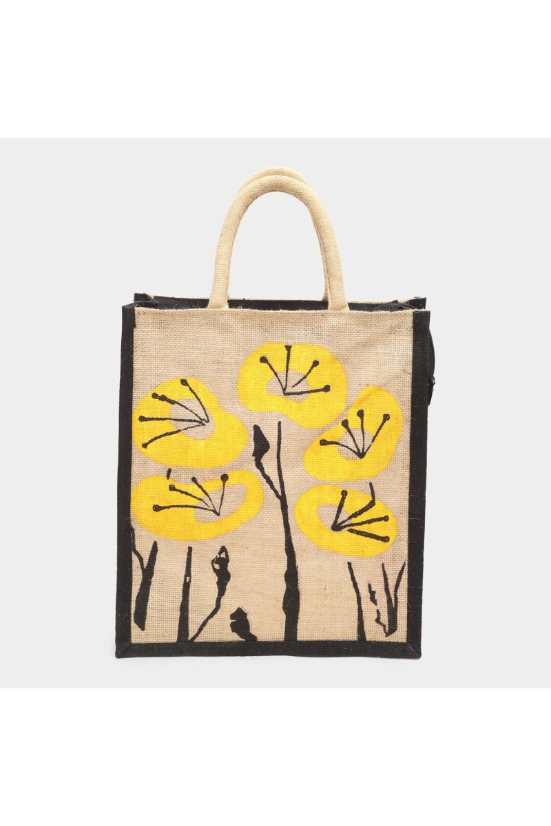 Brink                         Women's Black Jute Tote Bag