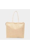 Brink                         Women's Beige Jute Tote Bag