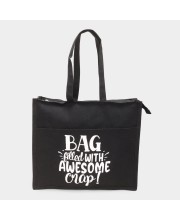 Brink                         Women's Black Canvas Tote Bag