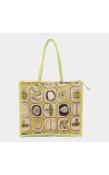Brink                         Women's Beige Jute Tote Bag