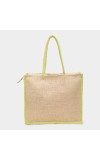 Brink                         Women's Beige Jute Tote Bag