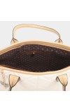 Lucky Charm                         Women's Beige Polyurethane Tote Bag