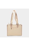 Lucky Charm                         Women's Beige Polyurethane Tote Bag