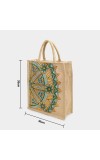 Brink                         Women's Beige Jute Tote Bag