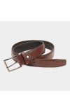Black Tie                         Men's Brown Polyurethane Formal Belt