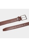 Black Tie                         Men's Brown Polyurethane Formal Belt