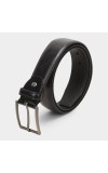 Black Tie Men's Black Polyurethane Formal Belt Black Tie Men's Black Polyurethane Formal Belt