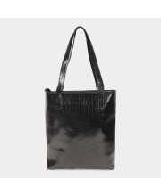 Brink                         Women's Black Polyurethane Tote Bag