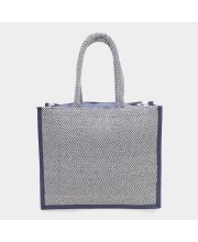 Brink                         Women's Navy Blue Fabric Tote Bag