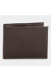 Brink                         Men's Brown Polyurethane Wallet