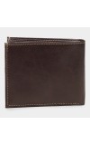 Brink                         Men's Brown Polyurethane Wallet