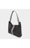 Lucky Charm                         Women's Black Polyurethane Hand Bag