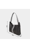 Lucky Charm Women's Black Polyurethane Hand Bag Lucky Charm Women's Black Polyurethane Hand Bag