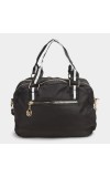 Lucky Charm                         Women's Black Fabric Hand Bag