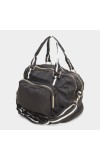 Lucky Charm                         Women's Black Fabric Hand Bag