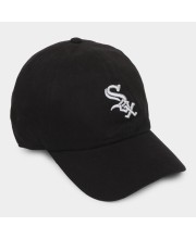 Men's Black Cotton Cap