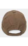 Men's Brown Cotton Cap