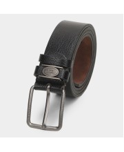 Black Tie                         Men's Black Polyurethane Belt
