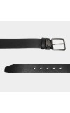 Black Tie                         Men's Black Polyurethane Belt