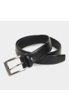 Black Tie                         Men's Black Polyurethane Belt