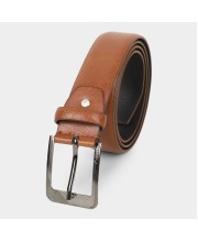 Black Tie                         Men's Black Polyurethane Belt