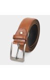 Black Tie                         Men's Brown Polyurethane Belt