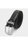 Black Tie                         Men's Brown Polyurethane Belt
