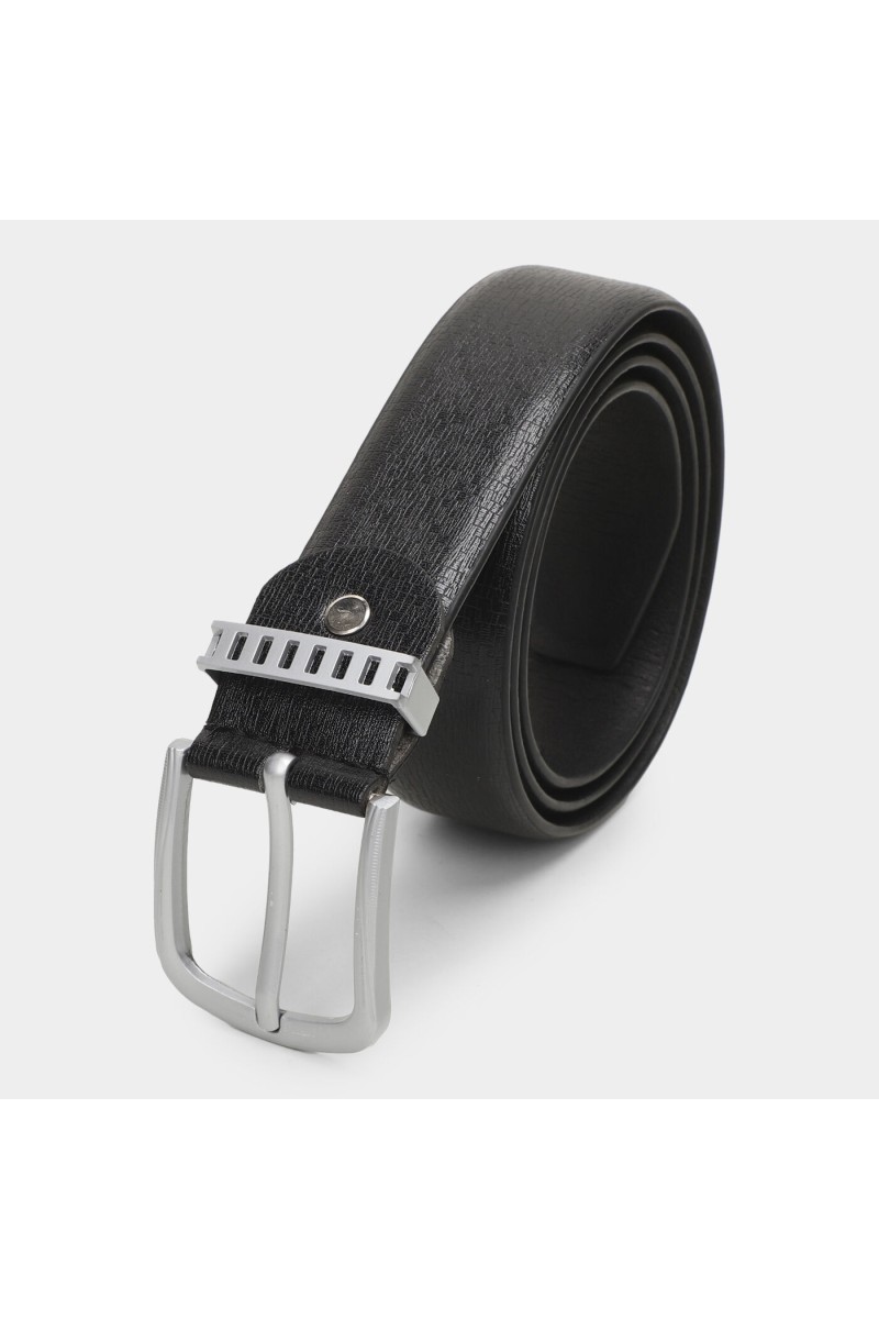 Black Tie                         Men's Brown Polyurethane Belt
