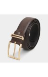 Black Tie                         Men's Black Polyurethane Belt