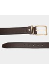 Black Tie                         Men's Black Polyurethane Belt