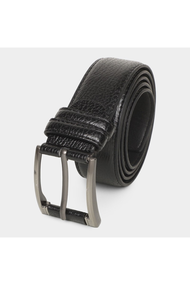 Black Tie                         Men's Tan Polyurethane Belt
