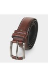 Black Tie                         Men's Black Polyurethane Belt