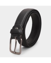 Black Tie                         Men's Black PU Formal Belt