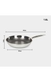 Tandem                         1.6L Stainless Steel Fry Pan